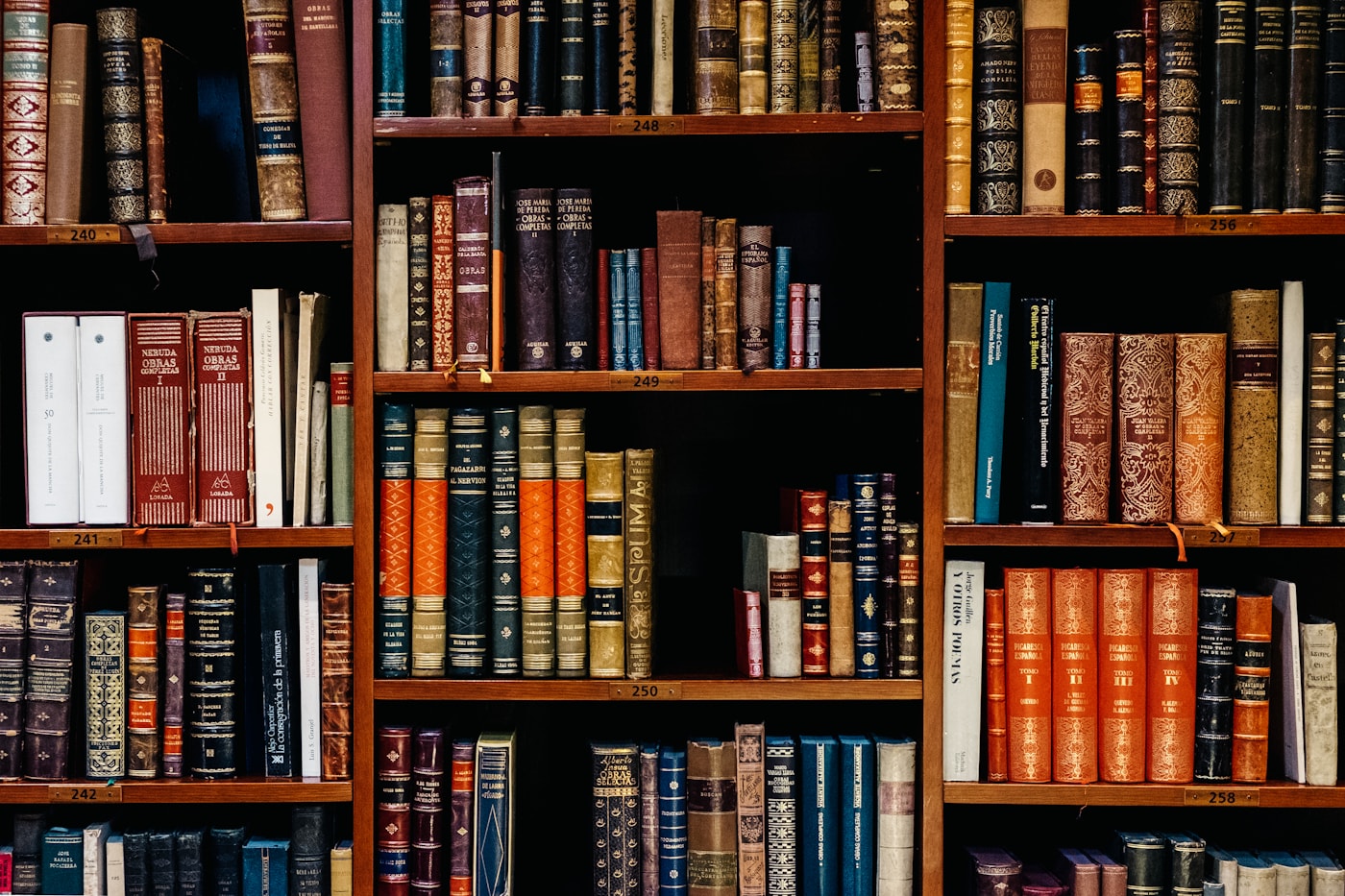 Biblioteca do escritório de advocacia